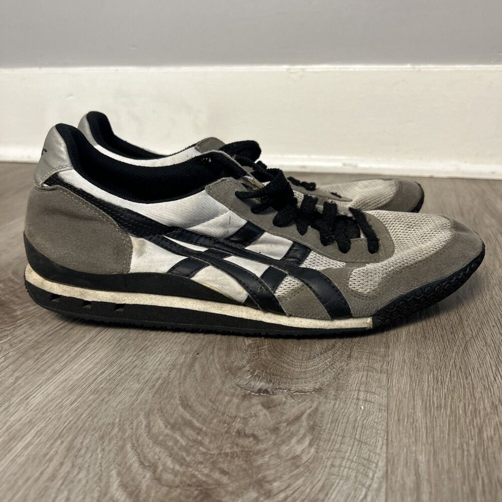 Asics Onitsuka Tiger Ultimate 81 Mens 9.5 Running Sneakers Shoe HN201 Black Gray